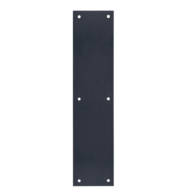 Plato de vajilla Tell Dt101944 de acero inoxidable negro mate, 9 x 38 cm