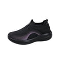 thumbnail image 2 of Soft Sole Comfort Slip On Shoes For Women, Casual Breathable Walking Flats, Lightweight Fashion Sneakers For Shopping Trips, 2 of 4