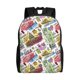 thumbnail image 1 of Disketp America Landmarks1 Mochila Unisex de Apertura Lateral Completa, Mochila para Laptop para Escuela, Trabajo y Viajes, 1 of 8