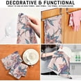 thumbnail image 4 of Floral Branch Kitchen Dish Towels Set of 6 Absorbent Hand Towels, Lint-Free 18"x28" Birds Fast Drying Hanging Dishcloths for Cooking Baking Home Clean, 4 of 7