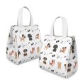 thumbnail image 2 of Cute Dogs Insulated Lunch Bag for Women & Adults,Large Portable Soft Cooler Lunch Bag,Thermal Food Storage Tote with Pearl Cotton,8.66L,8.75x5.75x9.5 Inch, 2 of 6