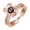 Rose Gold, variant on Men Women's Stainless Steel Sun Wukong Ring Creative Projection 2-in-1 Adjustalbe Jewelry Rose Gold Adjustable