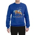 thumbnail image 2 of Wild Bobby, And Into The Forest I Go To Lose My Mind, Animal Lover, Unisex Crewneck Graphic Sweatshirt, Royal, Small, 2 of 4