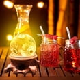 thumbnail image 4 of Aepiraza 2 Inch Round Wooden Led Lights Display Base, Warm Light Display Stand Root Carving Wooden Light Display Bases Hollow Mahogany Wood Led Base for Crystal Sphere Quartz Ball (2Pcs), 4 of 8