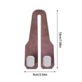 thumbnail image 3 of Daqian Ons-board Hook Car Rear Seat Back Double Hook Car Turn Over Leather Metal Belt Drill Car Small Hook, 3 of 5