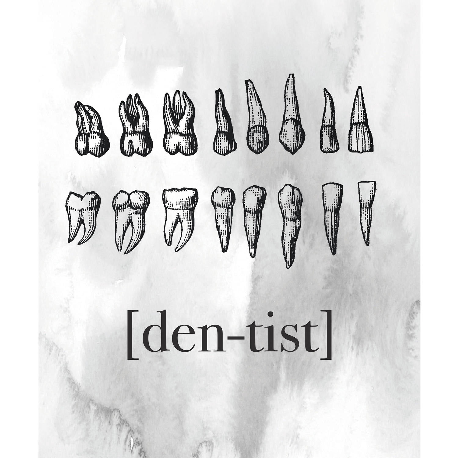 "Dentist" Painting Print on Wrapped Canvas