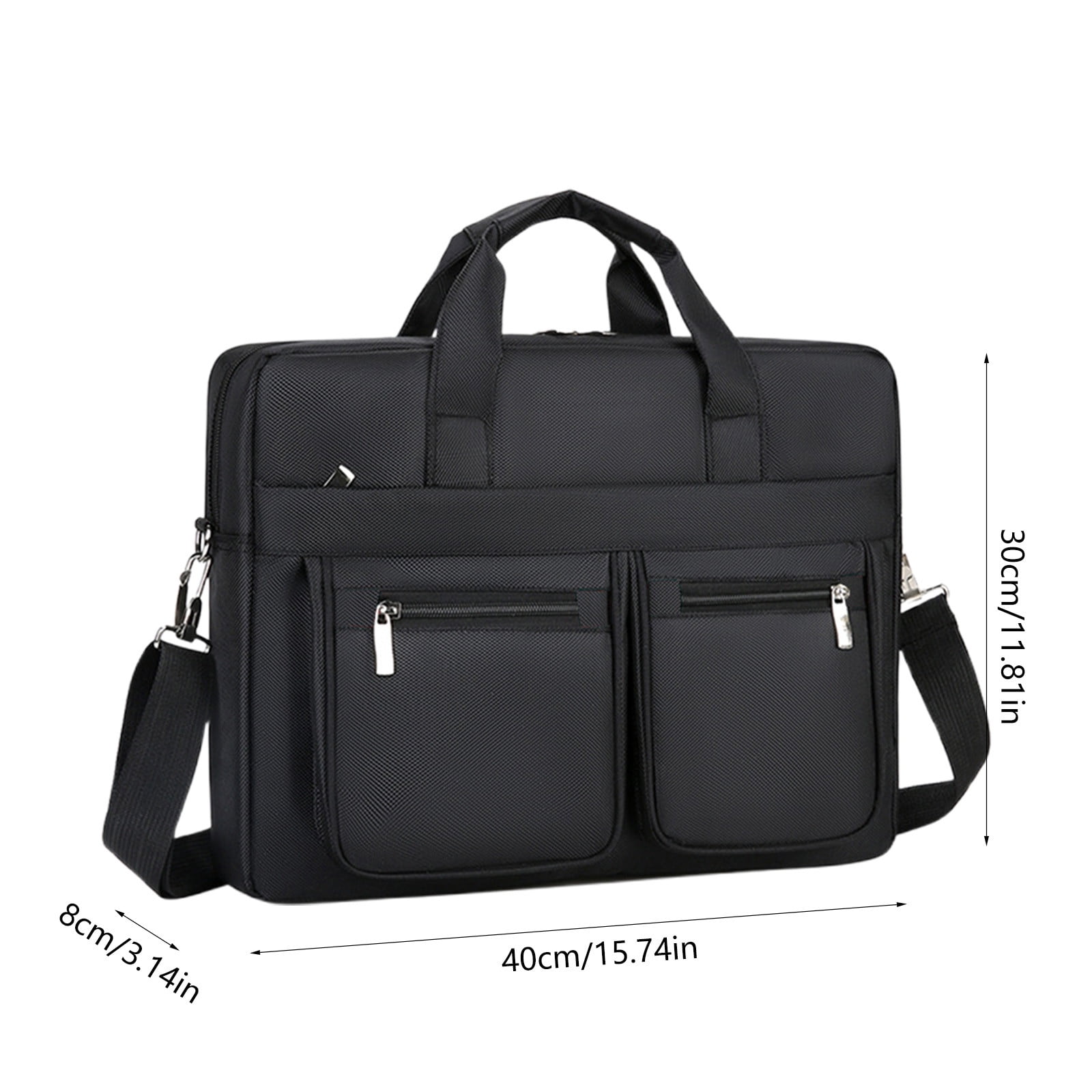 Ersvoioy Large Briefcases for Men Tote Bag Laptop Case Work Bags office Messenger Bag Handbags Sports Travel Chest Rucksacks Shoulder Crossbody Rucksacks Bag with Multiple Pockets