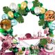 thumbnail image 1 of Muyoka Kit de arco de globos surtidos con tema Tropical Jungle Safari para niños y niñas, globos para fiesta de cumpleaños, Kit de globos de látex reutilizables de 103 Uds. Muyoka Hogar, 1 of 7