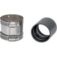 Eastman 11/2 Inch NoHub Coupling with Stainless Steel Clamps, 43401