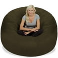 thumbnail image 5 of Chill Sack Bean Bag Chair, Memory Foam with Microsuede Cover, Kids, Adults, 6 ft, Olive, 5 of 9