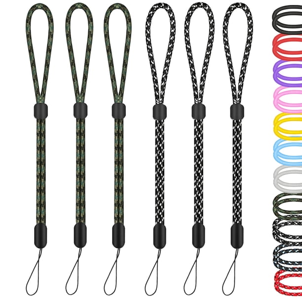Correa Para Muñeca De Mano, Paquete De 6 Correas Ajustables De Nailon De 8 Pulgadas, Llavero Para Funda De Teléfono Celular, Soporte Para Airpods Pro 2 2022, Llave De Cámara, Unidad Usb Gopro, Guante