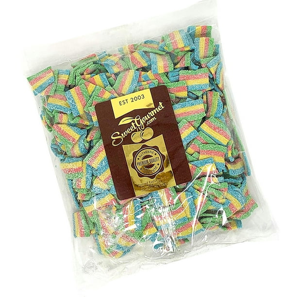 SweetGourmet Sour Rainbow Belts Mini Licorice Candy Halal 2
