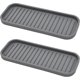 thumbnail image 1 of Paquete de 2 soportes de silicona para esponjas, bandeja para jabón y fregadero, ideal para limpiar la cocina (gris oscuro), 1 of 5