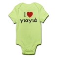 thumbnail image 1 of CafePress - I Love Heart Yiayia Infant Bodysuit - Baby Light Bodysuit, 1 of 1