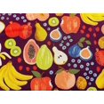 thumbnail image 3 of Orchard-Fruit Stand-Burgundy Fabric-Rifle Paper Co, 3 of 5
