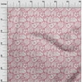 thumbnail image 3 of oneOone Cotton Poplin Light Pink Fabric Leaves Diy Clothing Quilting Fabric Print Fabric By Yard 56 Inch Wide-WH, 3 of 6