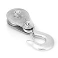 thumbnail image 1 of Single Wheel Pulley Block High Tensile Steel Lifting Rope Pulley Block With Hook Single Pulley Block For Household Skis Cable Slip(1 Tons), 1 of 5