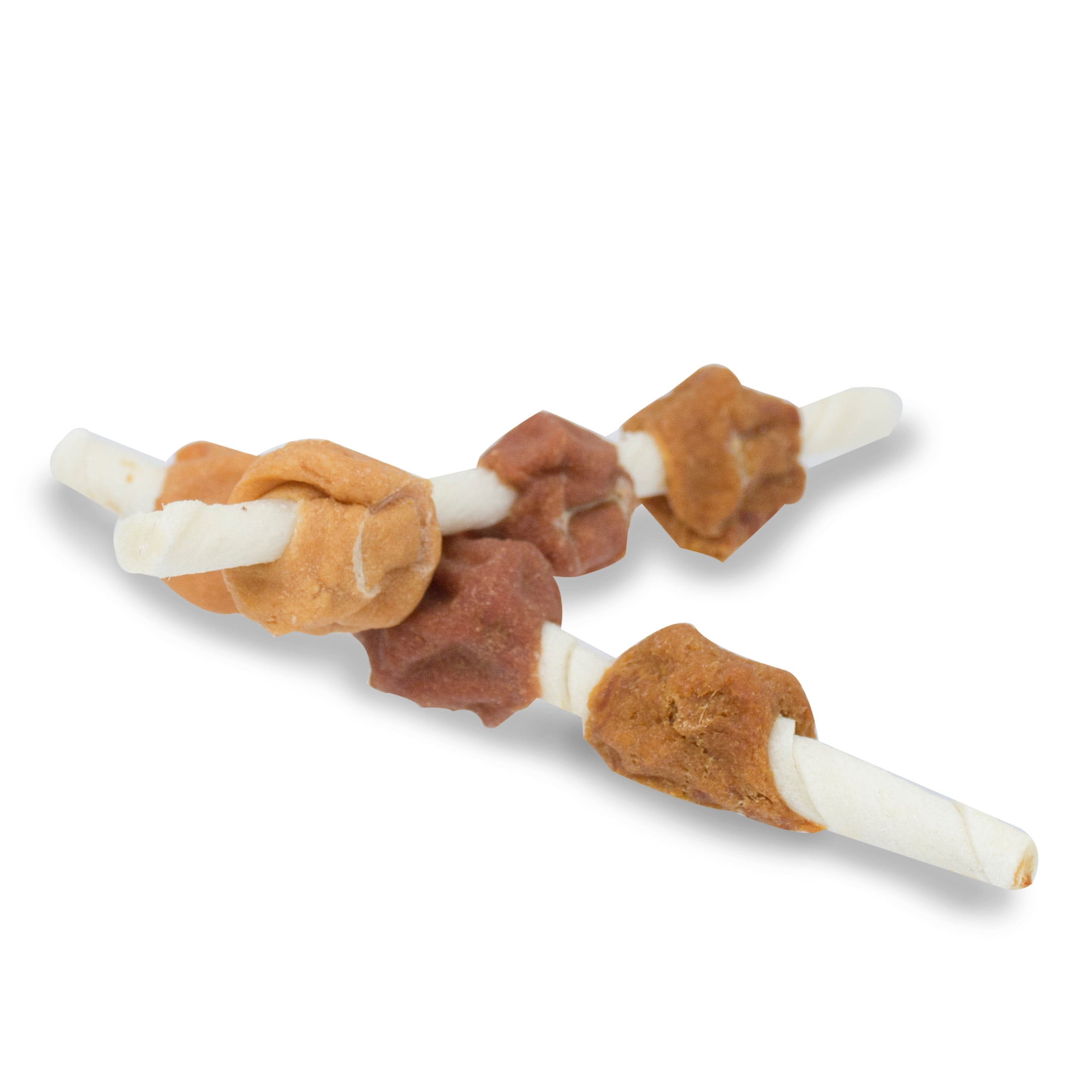 Cadet Gourmet Shish Kabob Dog Treats for Small Dogs, Chicken, Duck, & Sweet Potato Dog Chews, 5 Inch, 24 Ounce