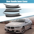 thumbnail image 2 of Unique Bargains 3pcs Door Handle Inner Cover Replacement Kit for BMW F15 X5 2014-2018 Carbon Fiber Pattern Black, 2 of 7
