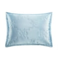 thumbnail image 5 of Paris Hilton 3-Piece Cordelia Satin Blue Comforter Set, Full/Queen, 5 of 11