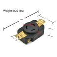 thumbnail image 6 of Superior Electric?YGP018F?Twist Lock Wall Mount Electrical Receptacle 3 Wire, 20 Amps, 125V, NEMA L5-20R, 6 of 6