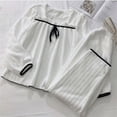 thumbnail image 3 of Square Collar Women Pajamas Set Winter Warm Sleepwear Fleece Velvet 2 Piece Pants Home Wear Suit Fluffy Korean Solid Night Wear, 3 of 4