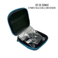 thumbnail image 3 of Kit de goma para auriculares, 6 pares, auriculares, orejas, talla S, M L, 3 of 4
