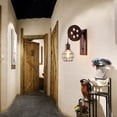 thumbnail image 3 of Lámpara de pared industrial de estilo vintage de mediados de siglo, luz de pared rústica de altura ajustable para dormitorio de granja, luces de pared de hierro con tratamiento antioxidante, 3 of 5