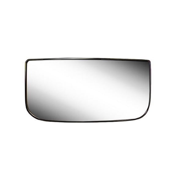 88250 - Fit System Driver Side Non-heated Mirror Glass w/ backing plate, Chevy Avalanche 00-13, Silverado 99-18, Suburban, Tahoe, GMC Yukon 00-14, Sierra 00-18, towing mirror bottom lens