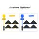 thumbnail image 4 of Juego de 5 piezas para mover muebles de aluminio, color amarillo, con capacidad máxima de 500 kg. Incluye 1 elevador y 4 rodillos deslizantes. Ideal para sofás, camas y electrodomésticos., 4 of 6