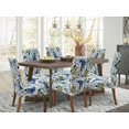thumbnail image 2 of Amhlg White Chair Covers for Dining Room 6 Pack, Stretch Floral Dining Chair Cover, Washable Spandex Kitchen Parsons Chair Slipcovers, Seat Protector for Home or Party (Set of 6, FLORAL3), 2 of 6