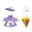 B-YNdc, variant on DVKOVI 3 Pcs Porch Goose Outfits Summer Lawn Geese Statue Raincoat Umbrella Hat Costume Yard Gooses Clothes A A