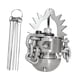 thumbnail image 5 of Boquilla giratoria para chorro de alcantarillado, limpieza de raíces, grasa y lodo, acero con cadenas de eslabones 05 70L por minuto, 5 of 9