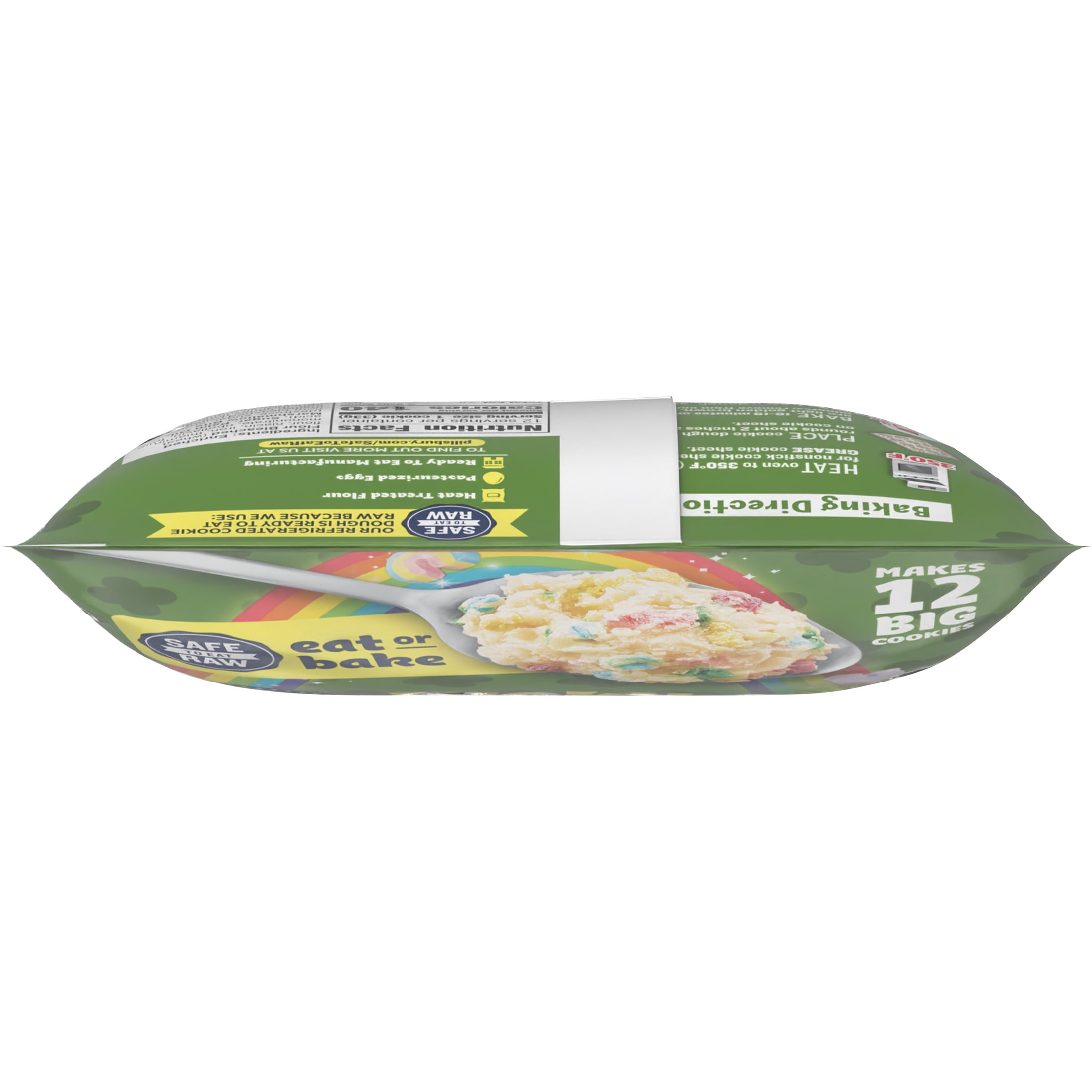 Pillsbury Ready to Bake! Cookie Dough, Limited Edition Lucky Charms Cookie Dough, 14 oz