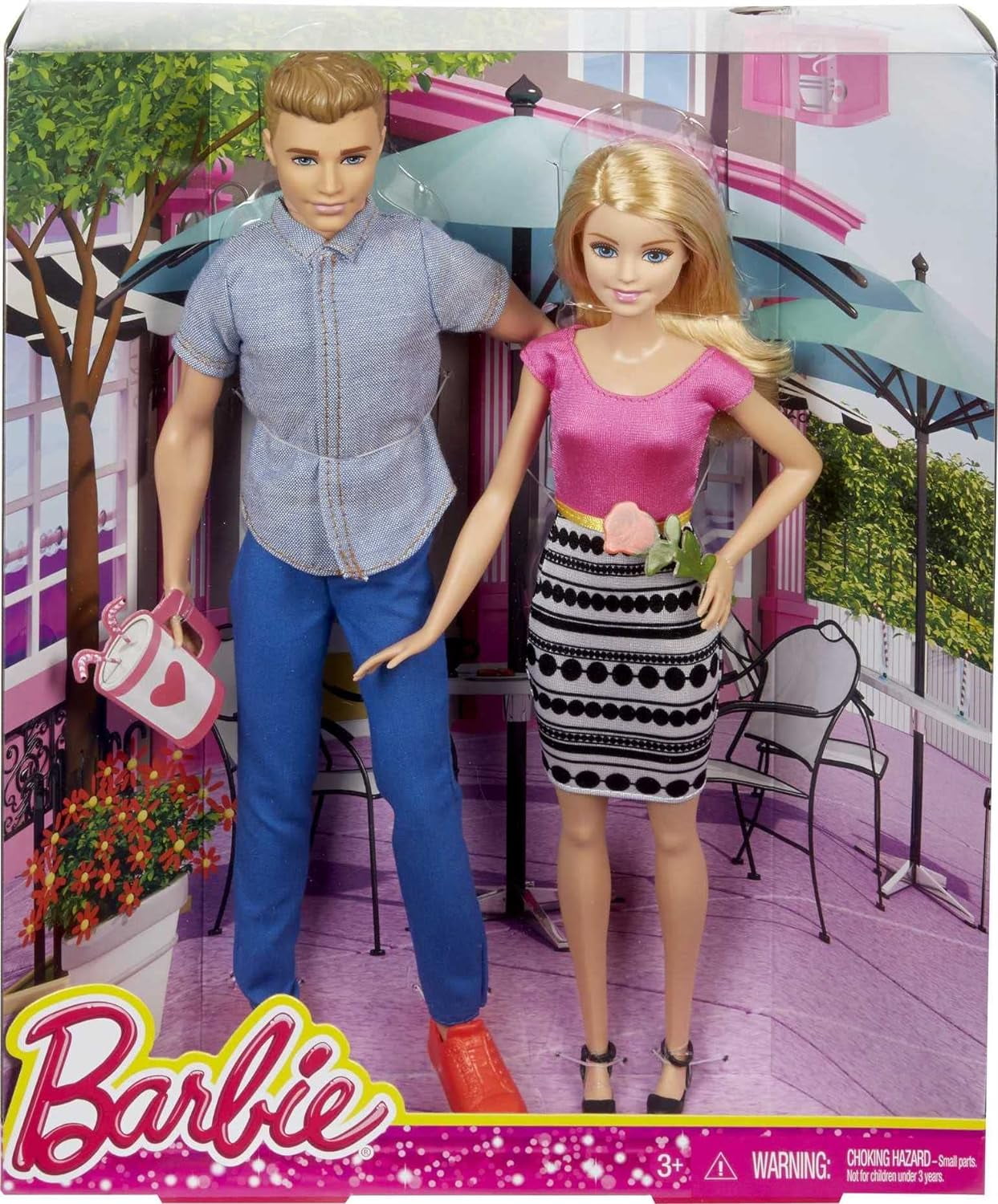 Mattel Barbie and Ken Doll 2-Pack Featuring Blonde Hair