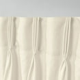 thumbnail image 3 of Exclusive Home Loha Light Filtering Pinch Pleat Curtain Panel Pair, 84" Length, Ivory, 3 of 7