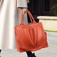 thumbnail image 5 of Women's Tote Handbag PU Leather Shoulder Bag Large Capacity Multiple Pockets Bag Women's Crossbody Handbag Fashion Tote Top Handle Satchel A24, 5 of 5