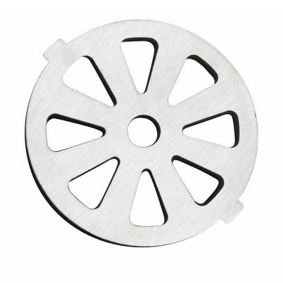 MYG Household 5# Meat Grinder Hole Plate Stainless Steel Grinder Parts Silver,Meat Caliber of 2.17in, Sector Holes