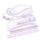 thumbnail image 1 of Wosthever 9 unids/set ABS regla para máquina de coser reemplazo portátil acolchado dibujo plantilla de confección Accesorios Artesanía Wosthever HA084617-01, 1 of 6