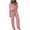 Dusty Pink, variant on PRETTYGARDEN Women's 2 Piece Textured Sets Casual Button Down Shirt Wide Leg Pants Outfit Loungewear Tracksuit