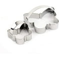 thumbnail image 2 of O'Creme Stainless Steel Butterfly Cookie Cutters with Handle, Set of Two: 2-1/8 Inch and 3-1/2 Inch, 2 of 3