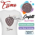 thumbnail image 1 of ESSMO Confetti Glitter Heat Transfer Vinyl HTV Sheet T-Shirt 20" Wide Iron On Heat Press DG05 20"x108", 1 of 5