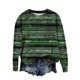 thumbnail image 1 of Suéteres Penkiiy Día de San Patricio para mujer Camisa Shamrock Trébol Impreso Regalo Irlandés Casual Suelta manga larga Fit Tops M Multicolor, 1 of 5