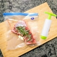 thumbnail image 5 of WVacFre Sous Vide Bags 15 Pcs with Pump Food Storage Reusable Vacuum Clenaers Sealer Freezer Ziploc Bag, 5 of 5