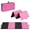 3FT x 6FT-Black&Pink, variant on Wesfital Gymnastics Mat 4-Fold Tumbling Pink 6 ft x 3 ft x 2 in Thick