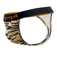 thumbnail image 2 of Men's Papi 626956 Animal Instinct Tiger Thong (Gold/Black L), 2 of 5