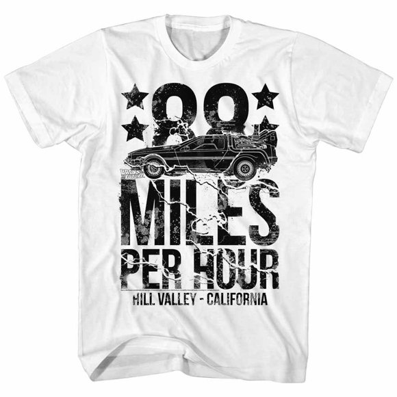 Back To The Future Nyooooom White TShirt-XXXXX-Large