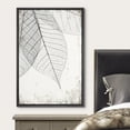 thumbnail image 3 of wall26 Framed Canvas Print Wall Art Hanging Transparent Black &amp; White Grunge Leaves Floral Nature Illustrations Modern Art Rustic Dramatic for Living Room, Bedroom, Office - 16"x24" Bla, 3 of 5
