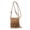 Brown, variant on Women's Tassel Crossbody Bag, Western Style Shoulder Purse, Solid Color Boho Handbag Set with Wallet and Card Case for Casual Travel, Daily Use