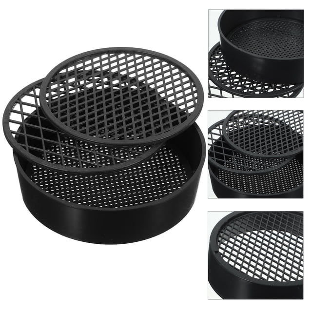 CHICHUMID 3Jgo Sifón Manual Para De Jardín Con Material Plástico Negro Reutilizable